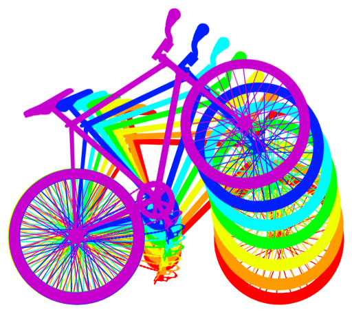 踏上新的创业旅程，矢志创造新的辉煌！彩虹单车，我的新梦想。